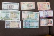 Lot of 9 African Uncirculated Banknotes.No 2.