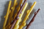 Willow branch candles. Set of 3 candles