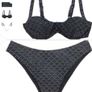 BNWT Adidas originals monogram bikini set size 1X UK18/20 EU46/48 Bra cup B/C Postage included Image 8