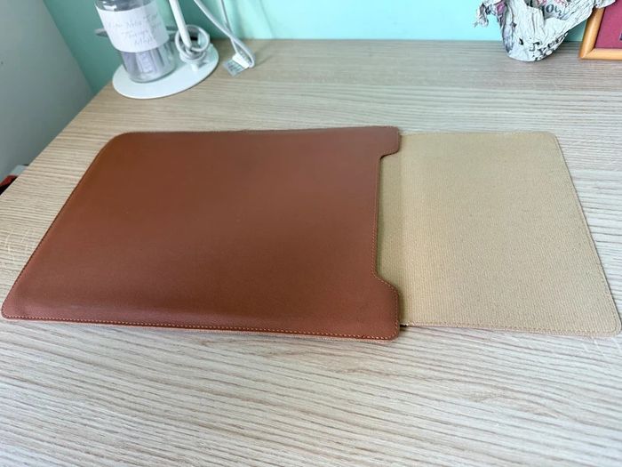 (2 in 1) Leather 14inch Laptop Case + Stand