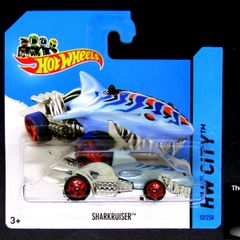 Hot Wheels Street Beasts Sharkruiser Shark Car Light Blue Very Rare Hot Wheels 2014 Mattel Diecast HW City 52/250 Brand New Factory Sealed