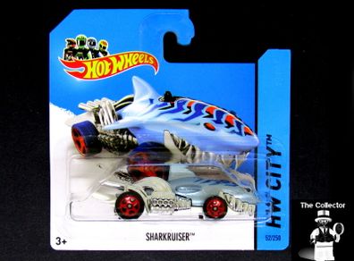 Hot Wheels Street Beasts Sharkruiser Shark Car Light Blue Very Rare Hot Wheels 2014 Mattel Diecast HW City 52/250 Brand New Factory Sealed