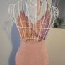 boohoo night halter neck dress Image 4