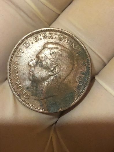 George VI half penny  x 36 Pictures