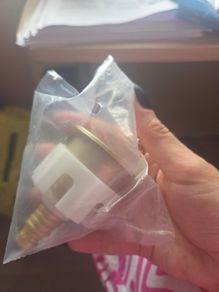 brushed brass toilet flush button