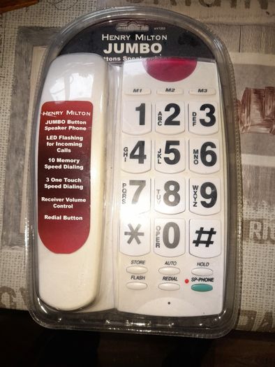Big Button House Phone Still in Packet Unused, Postage Available or Collection on all my items