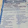 Family tree fabric, Vintage Memory Lane Image 2