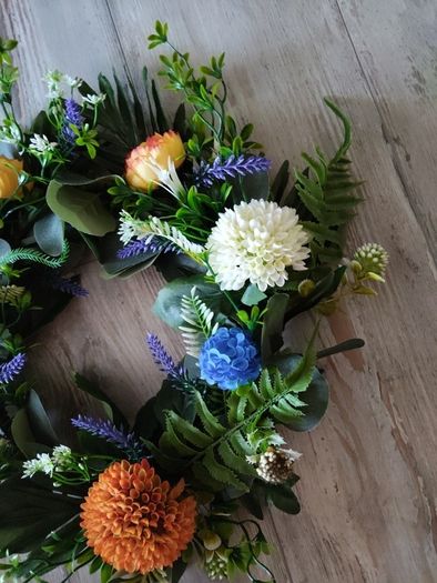 Harvest spring wreath