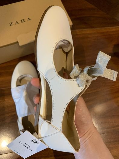 zara girls leather shoes