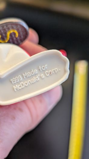 1989 McDonalds Snoopy Figure Peanuts Vintage Happy Meal Toy