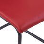 Cantilever Dining Chairs 2 pcs Cappuccino Faux Leather Image 7