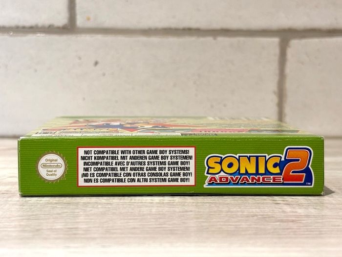 Sonic Advance 2 for Game Boy Advance Boxed & Minty