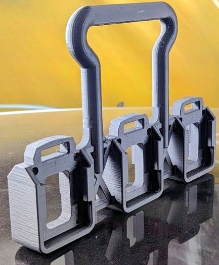 20v Parkside lidl battery holder / carrier 3d printed DeWalt Makita Bosch Milwaukee
