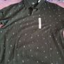 dunnes stores large men regular fit dark green shirt Image 2