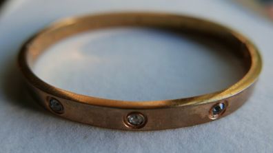 Vintage Bangle Clasp Gold Plated Bracelet