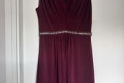 Burgundy dress size 12