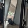 Black cast iron mirror Image 5
