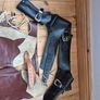 Vintage USA Wrangler Wool Hat, Leather Chaps & Double Holster leather Rig Set Image 3
