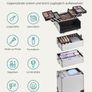 Professional Makeup Trolley Case with Lock & Wheels Image 3