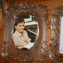Vintage Mikasa crystal clear , frosted glass frames or trays Image 9