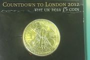 5 Pound 2011 Countdown to London 2012 Originally sealed