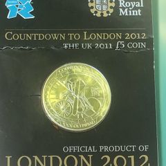 5 Pound 2011 Countdown to London 2012 Originally sealed