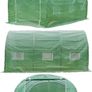 Polytunnel Greenhouse 3x2x2m 6m Squared Poly Tunnels Gardening Walk In Pollytunnel Tent with Steel Frame (FREE POSTAGE) Image 2