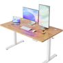Standing Desk with USB Charging Port, 140 x 80 cm, 4 Preset Height Settings Image 10