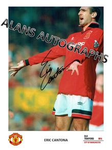 Eric Cantona autograph