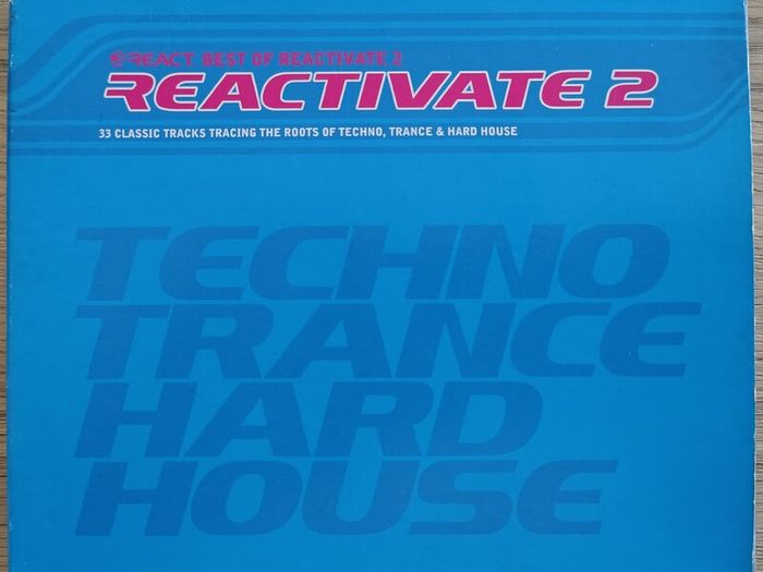 Various - Best Of Reactivate Vol 2 3XCD (2001) RARE Compilation Box Set Trance, Techno, Hard House EX+