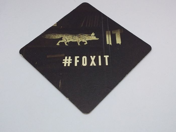 Orchard Thieves Cider : Follow The Fox - Beer Mat/Coaster