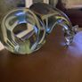 Ngwenya Swaziland Glass Giraffe napkin holder or paper weight Image 3