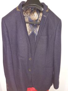 Moss Bros navy blazer