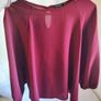 Boohoo Burgundy top Size 8 UK Image 2