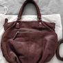 Brand new plum leather handbag by Nat & Nin Image 4