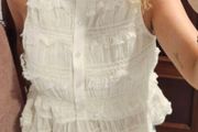 Off white cream summer Blouse