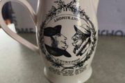 Authentic Leedsware Creamware 6 inches Tall Metamorphic Courtship Matrimony Lover Poem