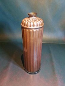 Antique copper hot water bottle