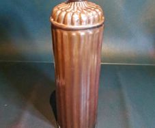 Antique copper hot water bottle