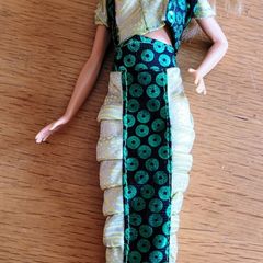 Older Barbie in gorgeus green evening dress