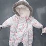 Babygirl snowsuit / pramsuit 0-3 months Image 3
