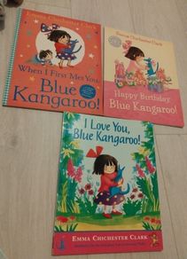 3 Blue Kangaroo! Emma Chichester Clark  books