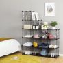 16 Cube Metal Wire Storage Organiser, DIY Closet Cabinet and Modular Shelving Grids, Wire Mesh Shelves and Rack (FREE SHIPPING) Image 4