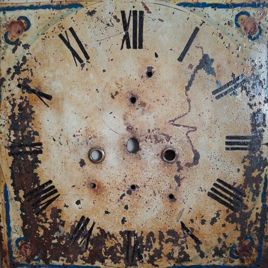 19th Century Iron Clock Dial