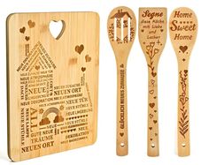 Brand New Laser Engraved Bamboo Cutting Board.
