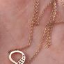 The Infinity pendant from Tipperari Crystal in rose gold plated Image 3