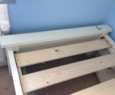 Solid wood Single bed frame