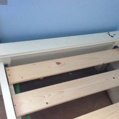 Solid wood Single bed frame
