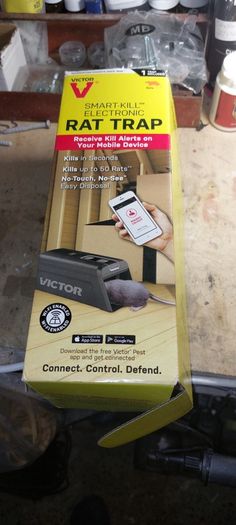Rat Trap-Mod. M2 Victor Smart-Kill Wi-Fi Electronic