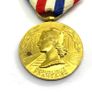 Vintage Gilded Bronze French Railway Medal Image 4
